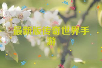 最新版传奇世界手游