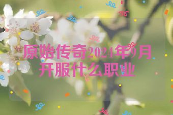 原始传奇2024年9月开服什么职业