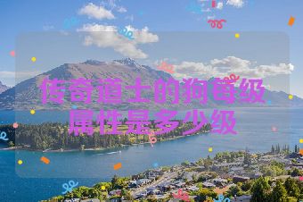 传奇道士的狗每级属性是多少级