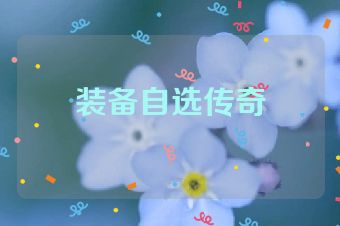 装备自选传奇