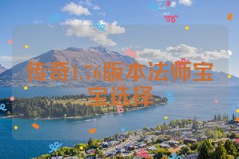 传奇1.76版本法师宝宝选择