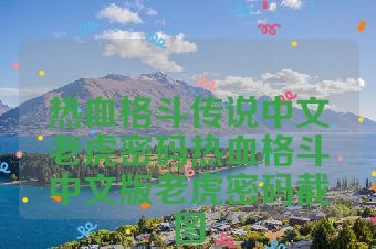 热血格斗传说中文老虎密码热血格斗中文版老虎密码截图