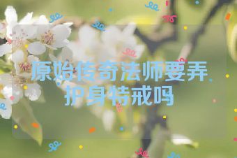 原始传奇法师要弄护身特戒吗