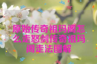 原始传奇祖玛阁怎么走怒剑传奇祖玛阁走法图解