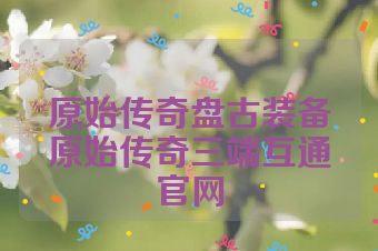 原始传奇盘古装备原始传奇三端互通官网