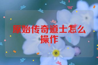 原始传奇道士怎么操作