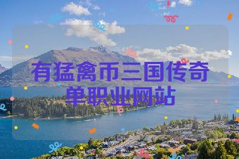 有猛禽币三国传奇单职业网站