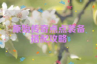 原始传奇点点装备搭配攻略