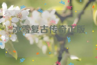 冰雪复古传奇正版