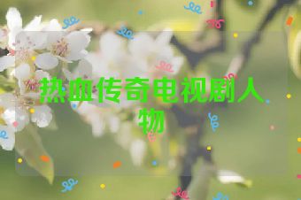 热血传奇电视剧人物