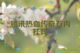 腾讯热血传奇有内挂吗