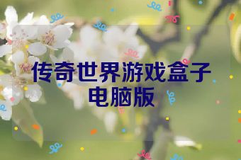 传奇世界游戏盒子电脑版