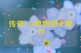 传奇1.76单职业无限刀