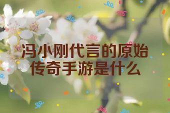 冯小刚代言的原始传奇手游是什么