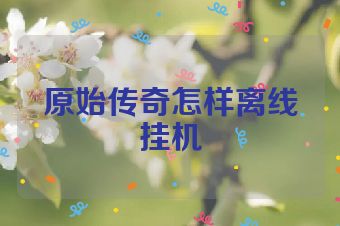 原始传奇怎样离线挂机