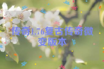 传奇1.76复古传奇微变版本