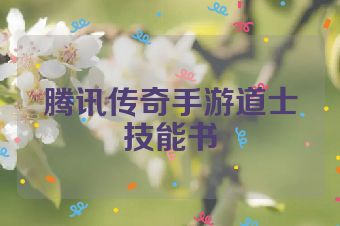 腾讯传奇手游道士技能书