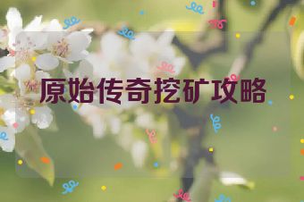 原始传奇挖矿攻略