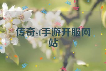 传奇sf手游开服网站