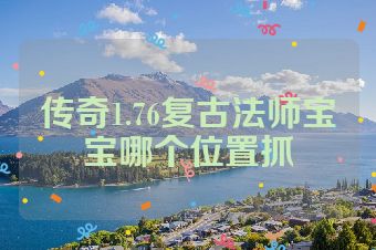 传奇1.76复古法师宝宝哪个位置抓