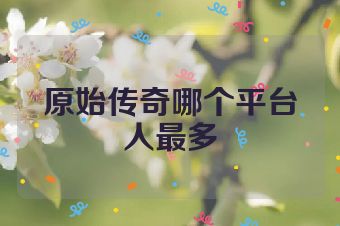 原始传奇哪个平台人最多