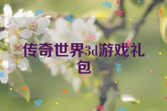 传奇世界3d游戏礼包