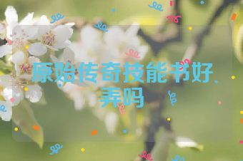 原始传奇技能书好弄吗