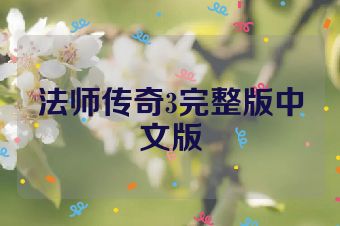 法师传奇3完整版中文版