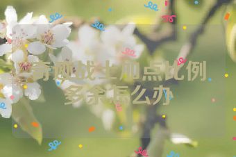 奇迹战士加点比例多余怎么办