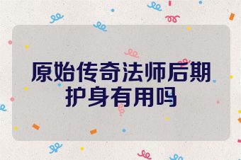 原始传奇法师后期护身有用吗