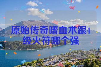 原始传奇嗜血术跟4级火符哪个强
