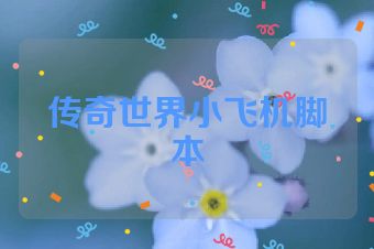 传奇世界小飞机脚本