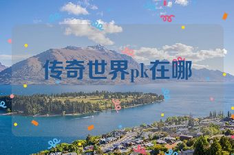 传奇世界pk在哪