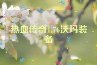 热血传奇1.76沃玛装备