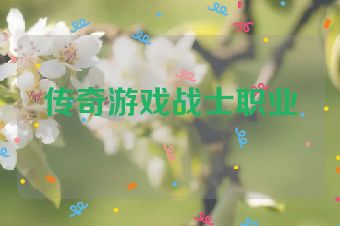 传奇游戏战士职业