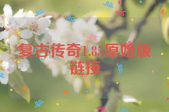复古传奇1.85原始版链接