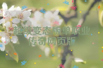 超级变态版单职业传奇网页版