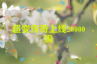 超变传奇上线20000级
