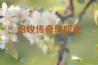 倍攻传奇单职业