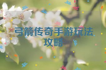 弓箭传奇手游玩法攻略