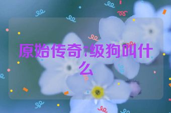 原始传奇7级狗叫什么