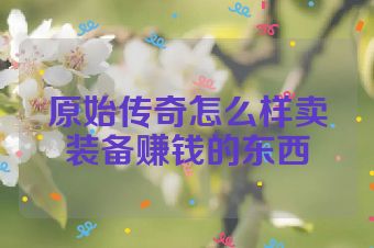 原始传奇怎么样卖装备赚钱的东西
