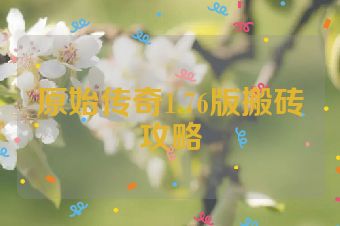 原始传奇1.76版搬砖攻略