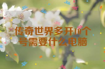 传奇世界多开10个号需要什么电脑