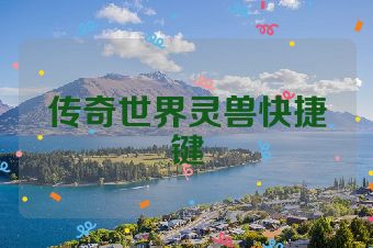 传奇世界灵兽快捷键