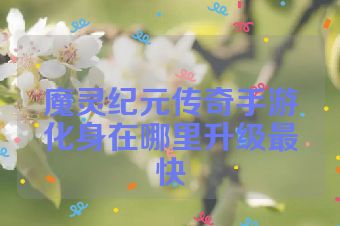 魔灵纪元传奇手游化身在哪里升级最快