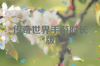 传奇世界手游时长版