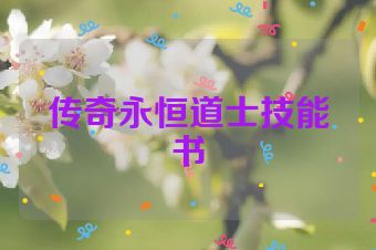 传奇永恒道士技能书