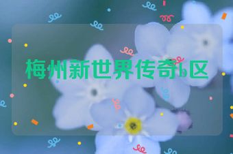 梅州新世界传奇b区