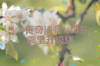 1.50传奇法师40级在哪里升级快